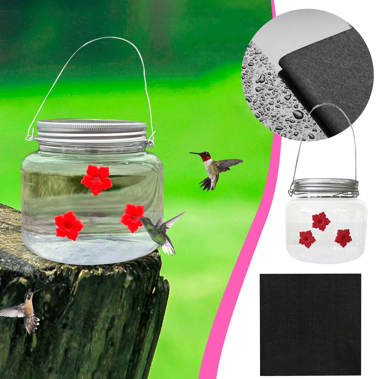 🐦Hummingbird Feeder Portable Hummingbird Feeder Bird For Outdoor Hanging Products
